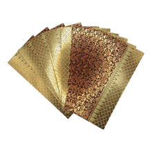 Load image into Gallery viewer, Envelopes Envelope Money holder Diwali Wedding Gift Card Pack of 10 Red &amp; Yellow