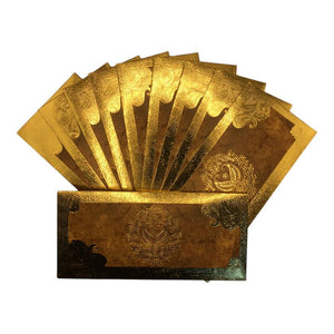 Envelopes Envelope Money holder Diwali Wedding Gift Card Pack of 10 Gold