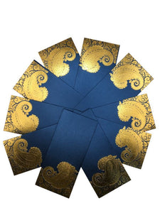 Envelopes Envelope Money holder Diwali Wedding Gift Card Pack of 10 Blue