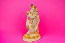 Load image into Gallery viewer, Radhe Krishna Hindu God Hindu fiber idol White