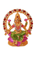 Load image into Gallery viewer, Laxmi Hindu God Hindu God laxmi fiber idol ( 2.5cm x 2cm x 0.3cm) Gold