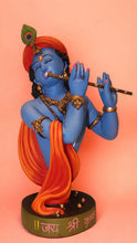 Load image into Gallery viewer, Lord Krishna,Bal gopal Statue,Home,Temple,Office decore (16cm x7.5cm x7.5cm)Blue