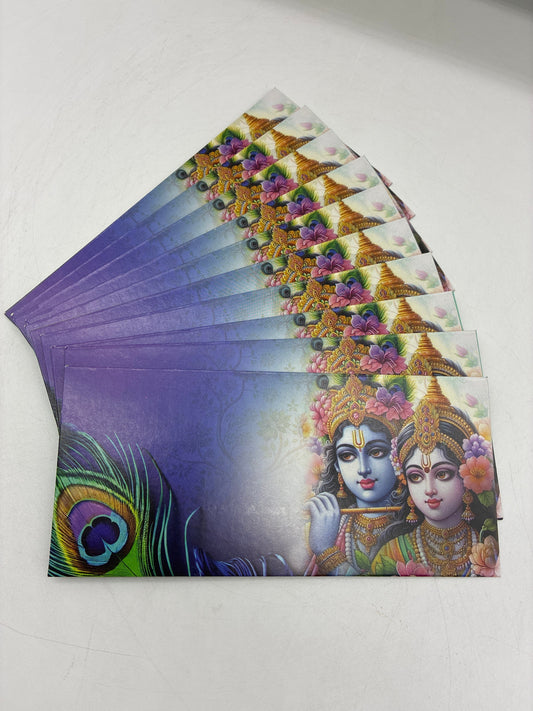 Money gift envelopes - Radha Krishna design