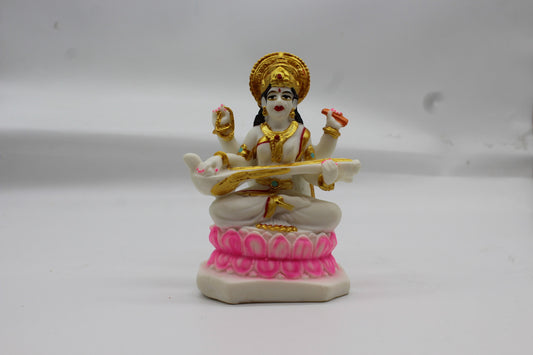 Lord Krishna Statue for Home Temple – Gold Resin, 30cm, Square Base