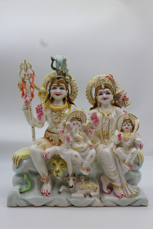 Shiv Parivar marble statue, 1032