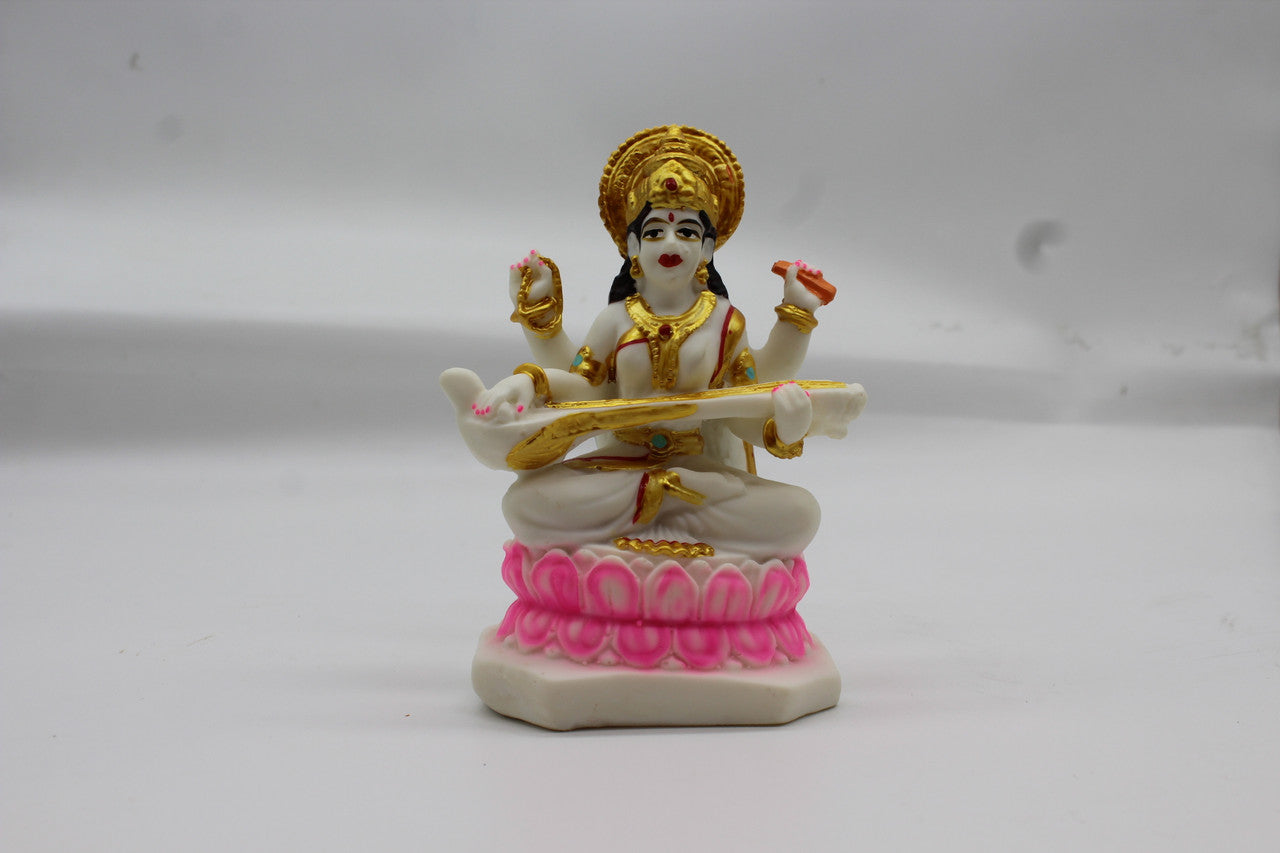 Saraswati resin/fibre statue, 1002