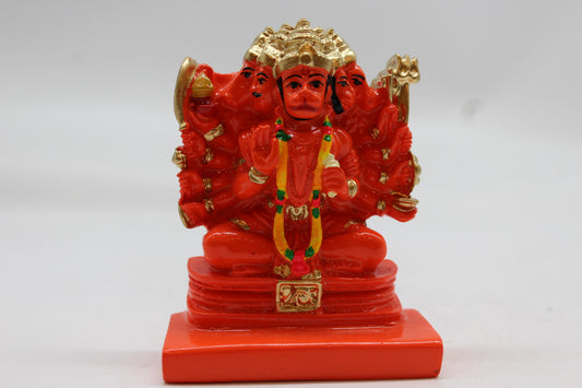 Panchmukhi Hanuman resin statue, 1065