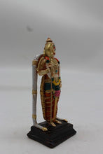 Load image into Gallery viewer, Standing Lord Murugan Idol with Vel Spear - Orange - side view
