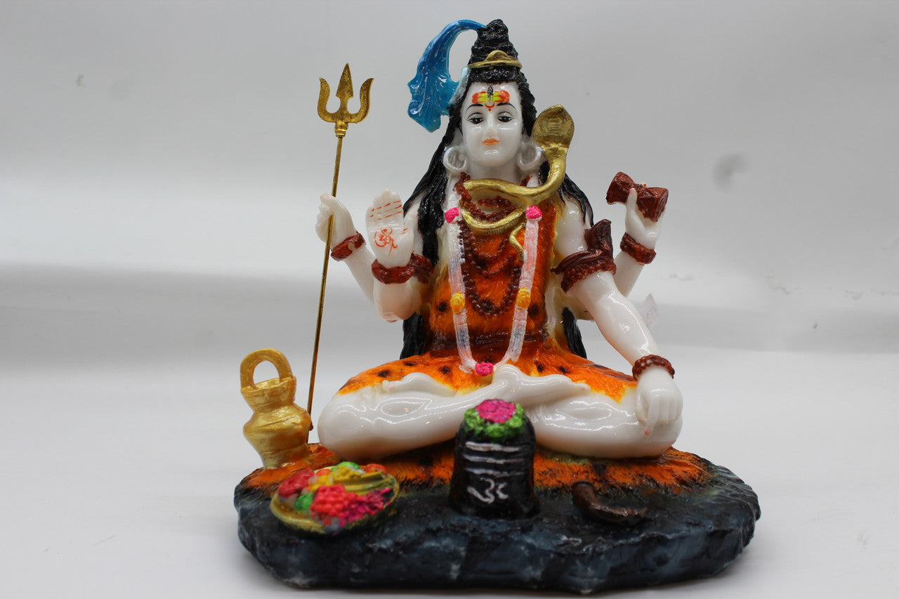 Shiv resin/fibre statue, 1005