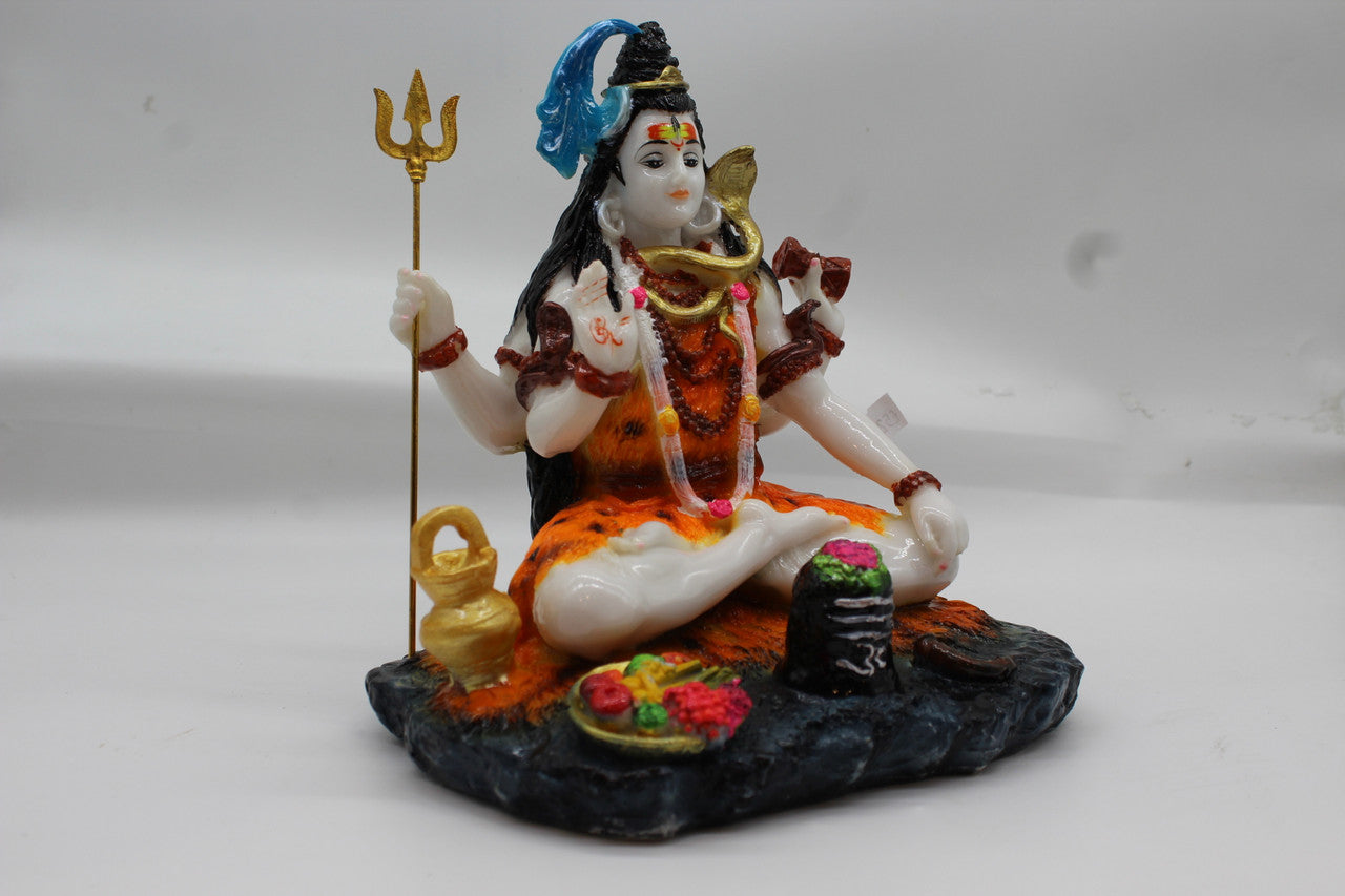 Shiv resin/fibre statue, 1005