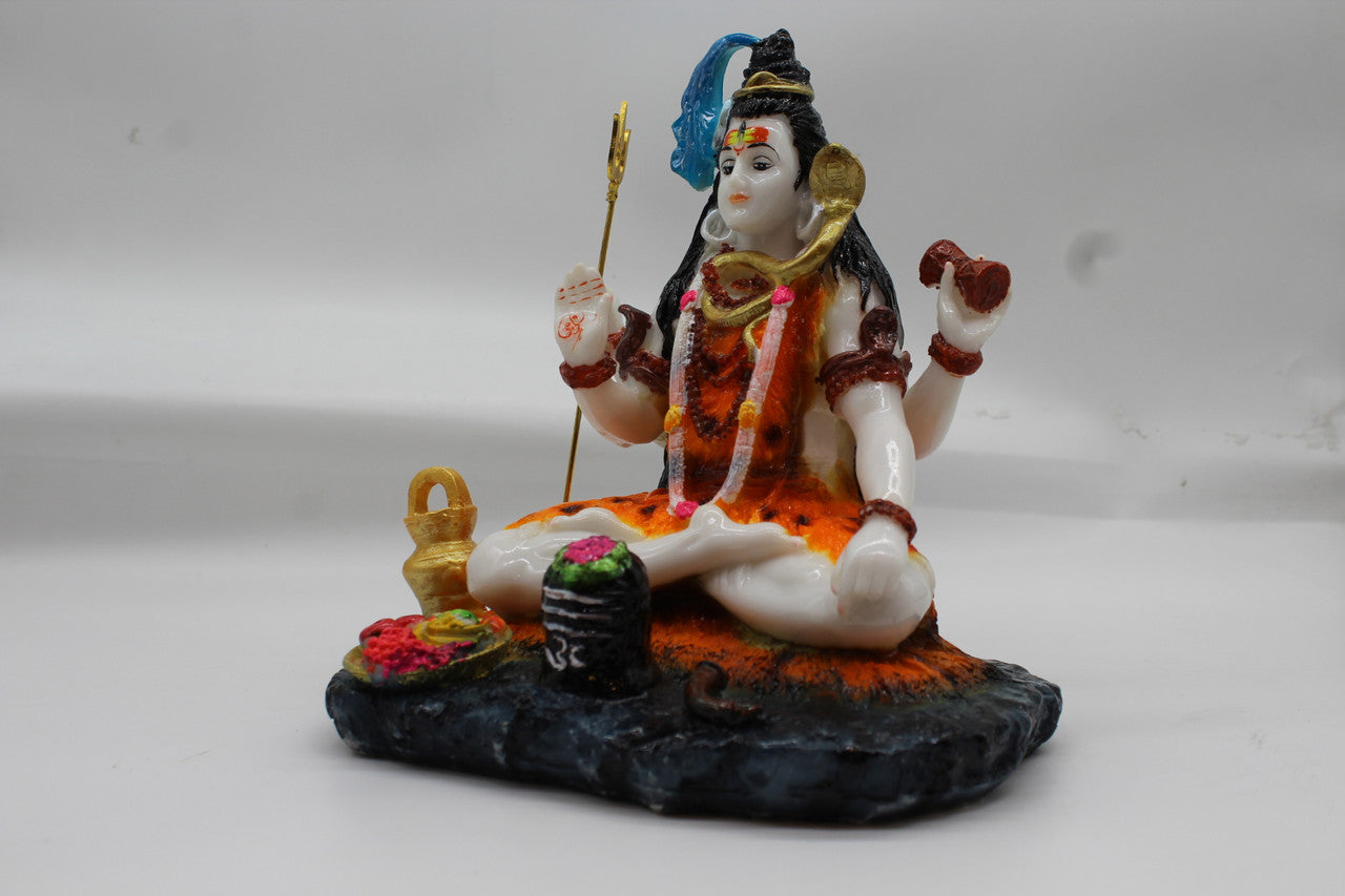 Shiv resin/fibre statue, 1005