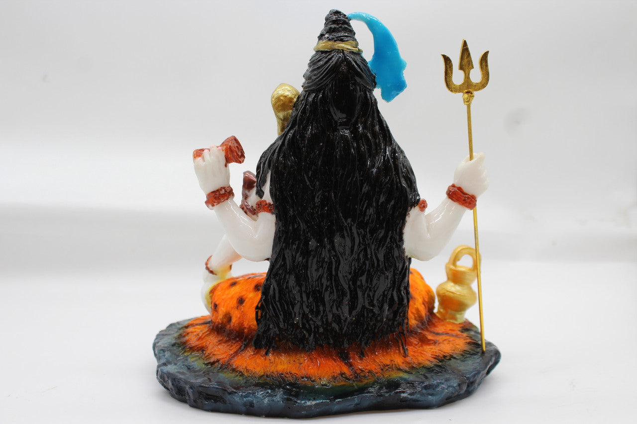 Shiv resin/fibre statue, 1005