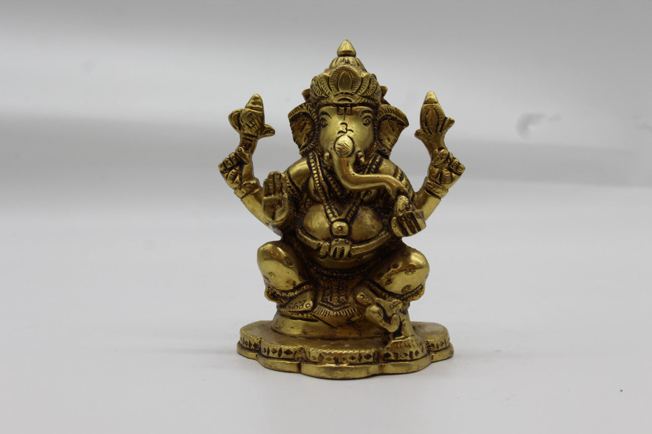 Ganesh brass statue, 1015