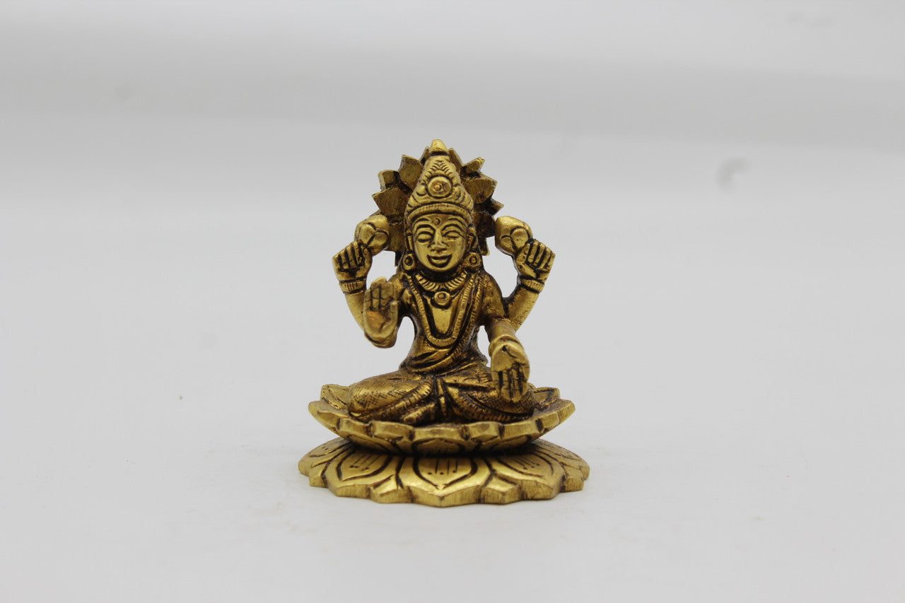 Laxmi brass statue, 1017