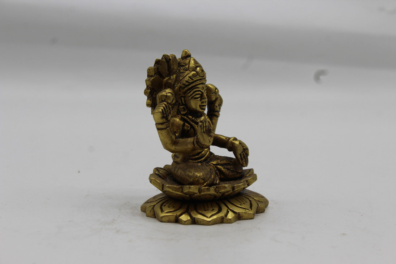 Laxmi brass statue, 1017