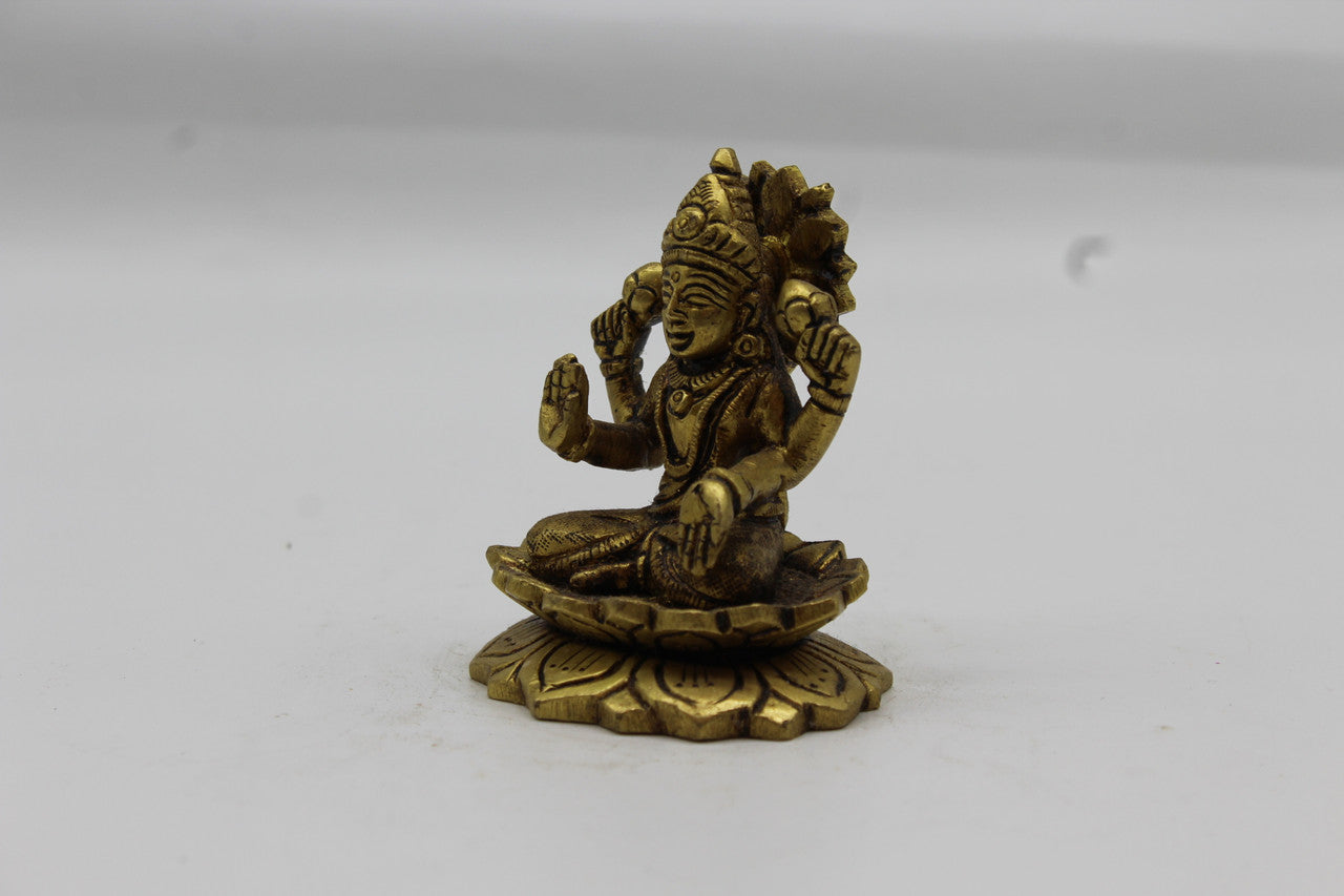 Laxmi brass statue, 1017