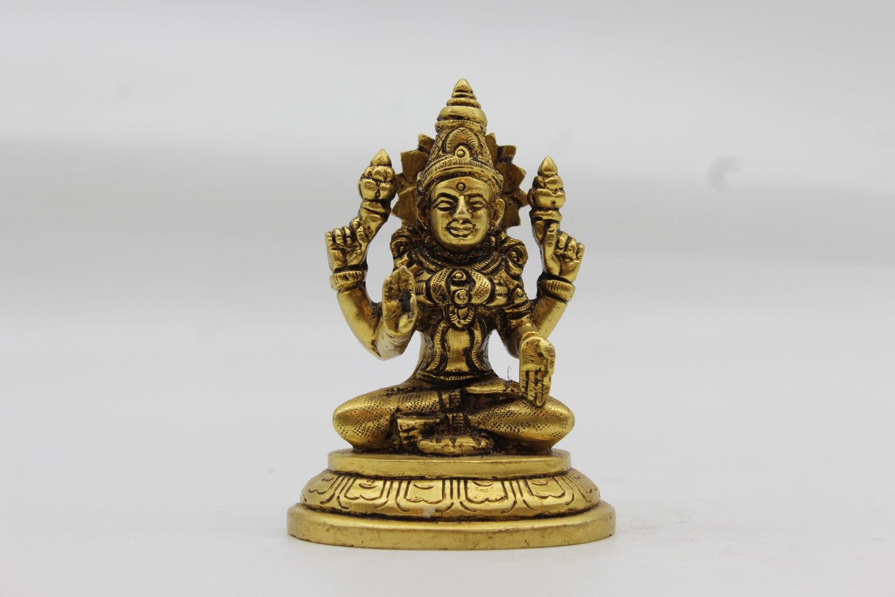 Laxmi brass statue, 1018