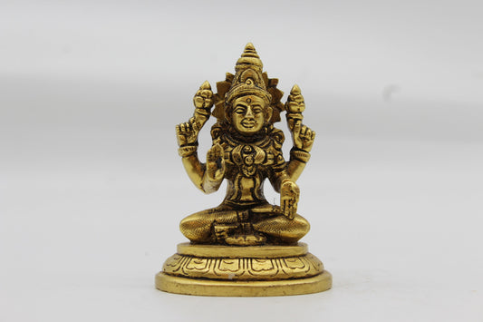 Laxmi brass statue, 1018