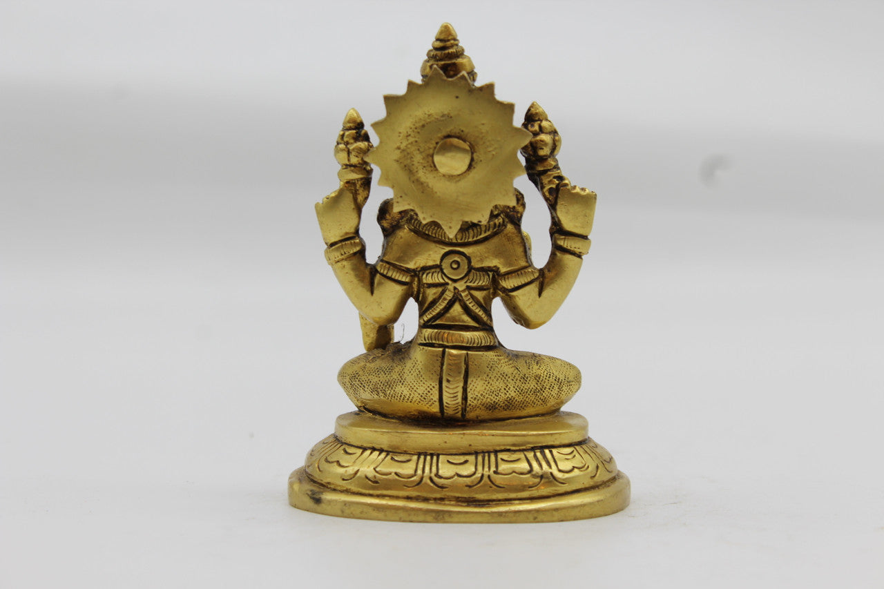 Laxmi brass statue, 1018