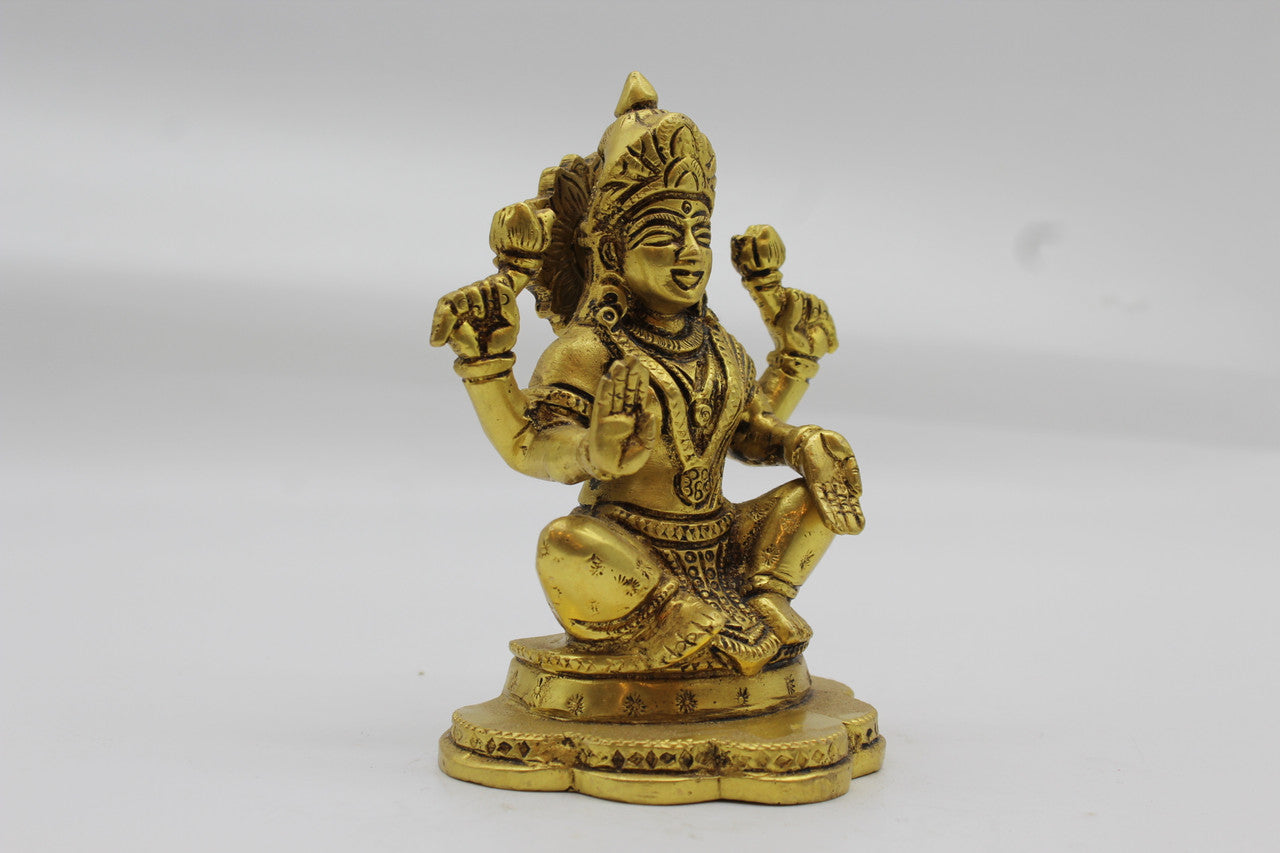 Laxmi brass statue, 1021