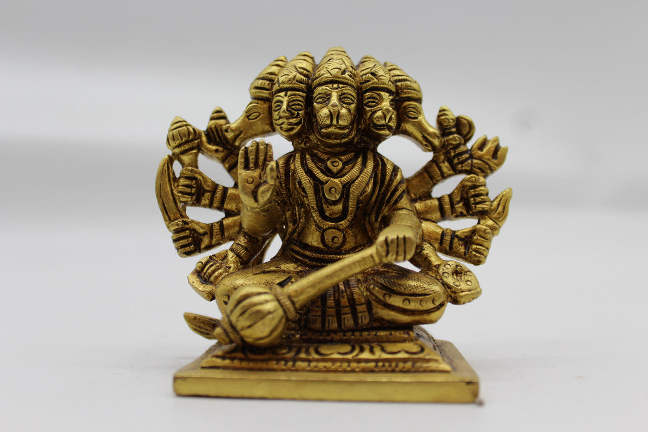 Panchmukhi Hanuman brass statue, 1023