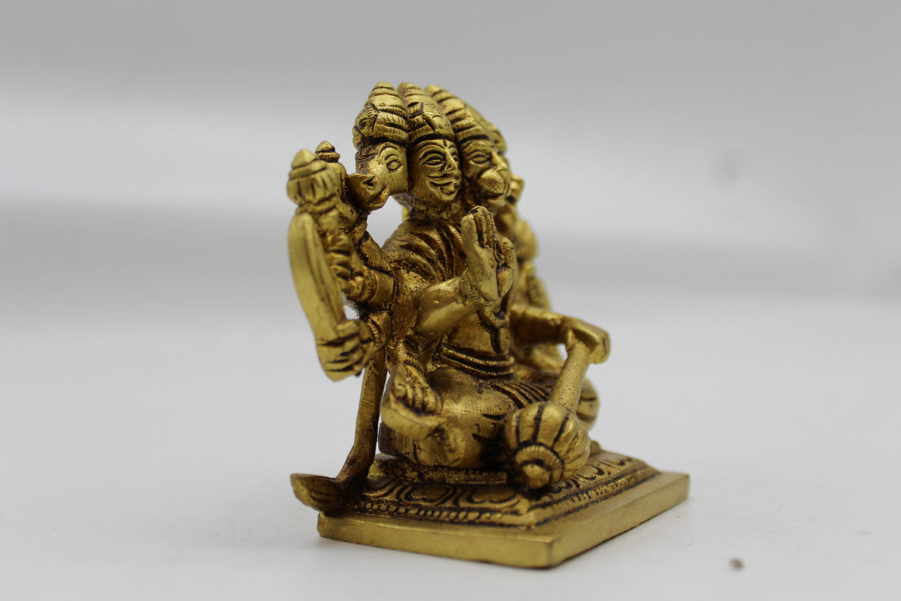 Panchmukhi Hanuman brass statue, 1023