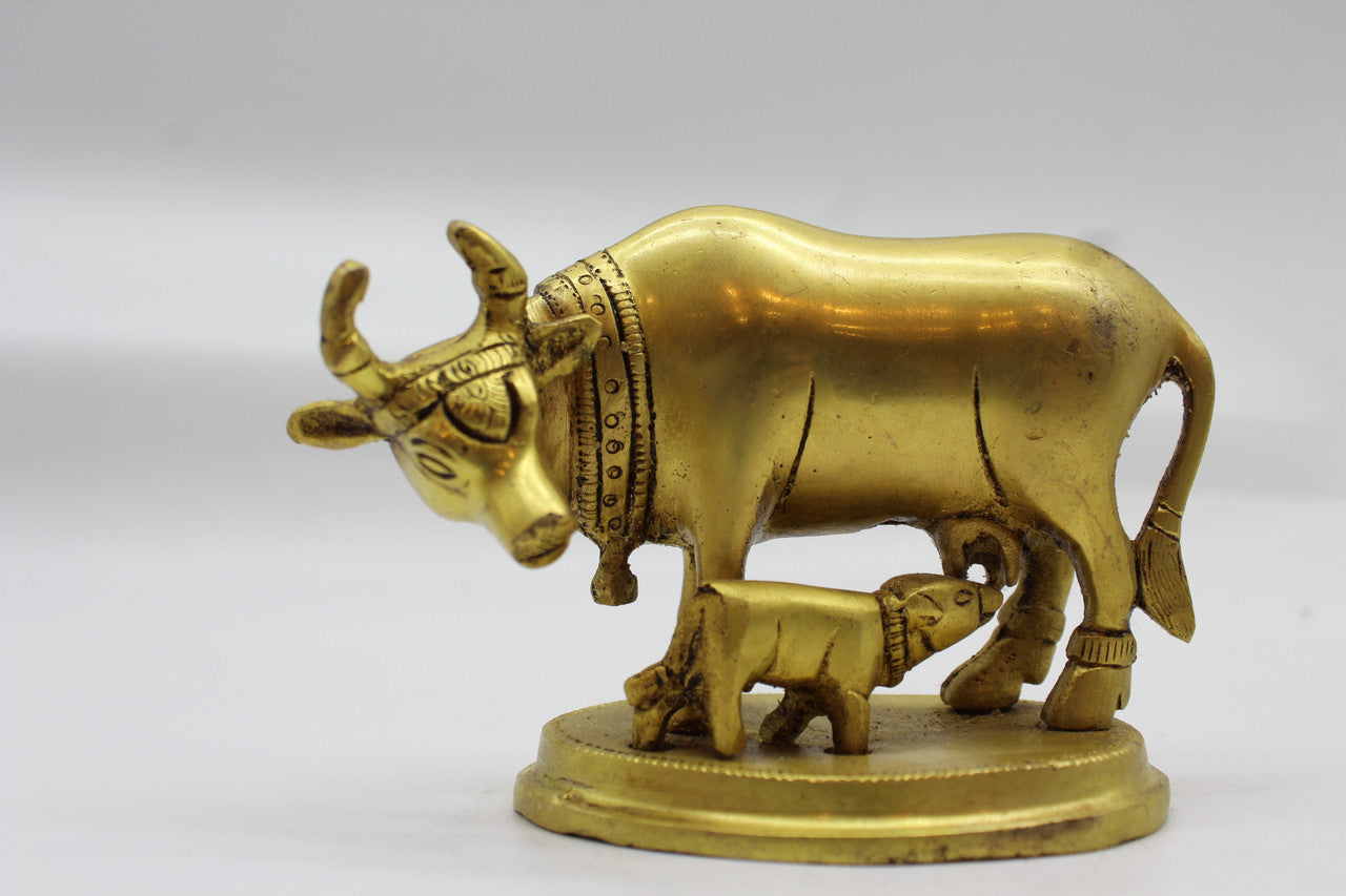 Kamdhenu brass statue, 1024