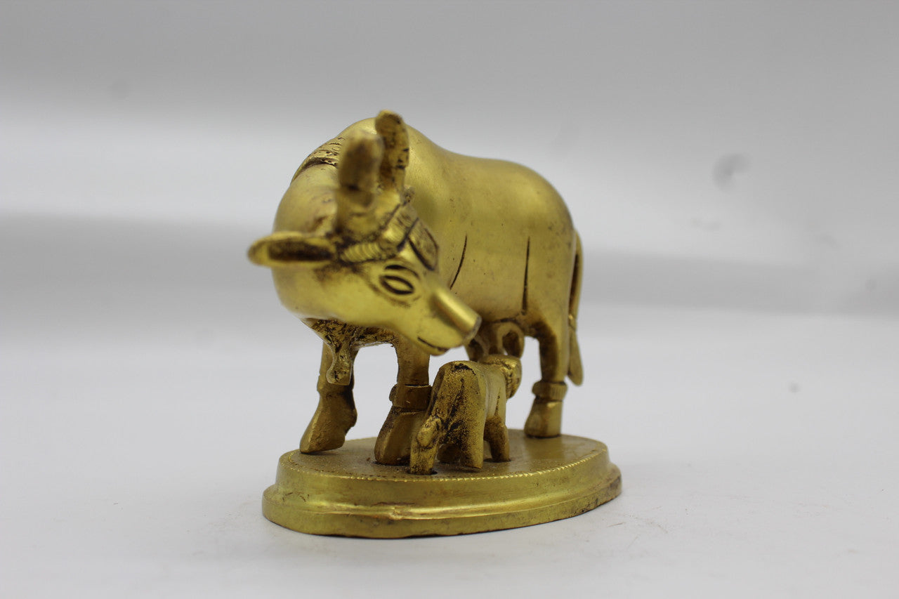 Kamdhenu brass statue, 1024