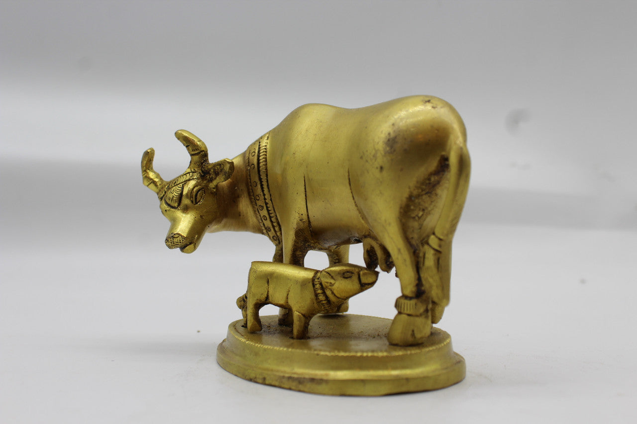 Kamdhenu brass statue, 1024