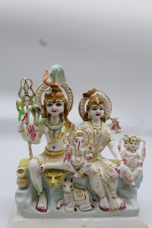 Shiv Parivar marble statue, 1030