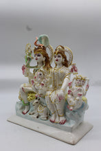 Load image into Gallery viewer, Shiv Parivar marble statue, 1030