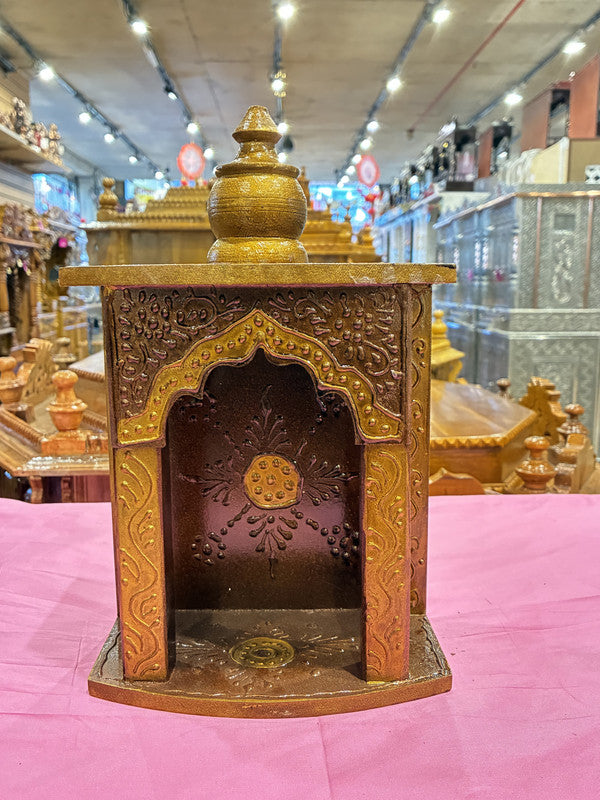 Hand-Painted  Wooden Mandir - A101