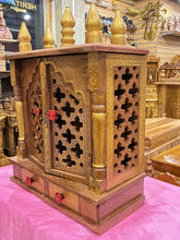 Load image into Gallery viewer, Hand-Painted Wooden Mandir - A111