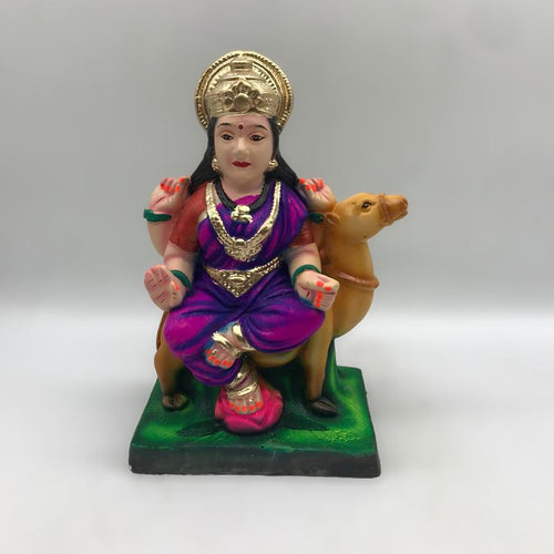 Ambe maa,Ambaji, Durga ma, Bengali Durga ma statue,idol,murti,mud idol Purple