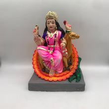 Load image into Gallery viewer, Ambe maa,Ambaji, Durga ma, Bengali Durga ma statue,idol,murti,mud idol Pink