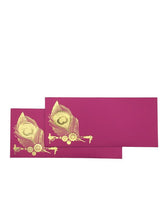 Load image into Gallery viewer, Envelopes Envelope Money holder Diwali Wedding Gift Card Pack of 10 Dark Pink