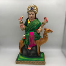 Load image into Gallery viewer, Ambe maa,Ambaji, Durga ma, Bengali Durga ma statue,idol,murti,mud idol Green