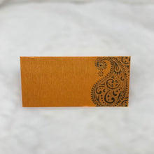 Load image into Gallery viewer, Envelopes Envelope Money holder Diwali Wedding Gift Card Pack of 10 Orange