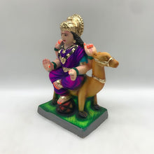 Load image into Gallery viewer, Ambe maa,Ambaji, Durga ma, Bengali Durga ma statue,idol,murti,mud idol Purple