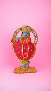 Lord Krishna,Bal gopal Statue,Home,Temple,Office decore(2cm x1.5cm x1cm)Orange