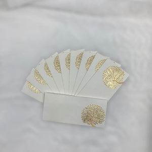 Envelopes Envelope Money holder Diwali Wedding Gift Card Pack of 10 White