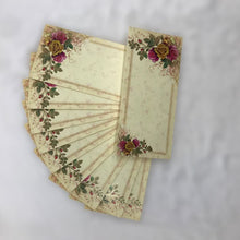 Load image into Gallery viewer, Envelopes Envelope Money holder Diwali Wedding Gift Card Pack of 10 Cream