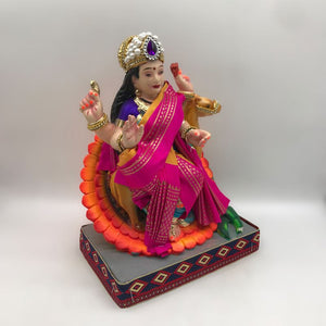 Ambe maa,Ambaji, Durga ma, Bengali Durga ma statue,idol,murti,mud idol Pink