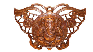 GANESH WALL HANGING SHOWPIECE FIGURINE STATUE FOR HOME DECOR Copper