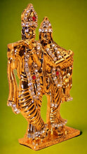 Load image into Gallery viewer, Radha Krishna Idol Showpiece Murti Gifts Home Decor ( 3cm x 1.8cm x 0.5cm) Gold