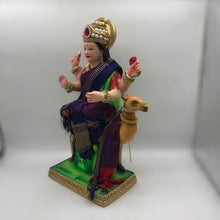 Load image into Gallery viewer, Ambe maa,Ambaji, Durga ma, Bengali Durga ma statue,idol,murti,mud idol Voilet