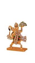 Load image into Gallery viewer, Lord Bahubali Hanuman Idol for home,car decore (1.5cm x 1cm x 0.5cm) Gold