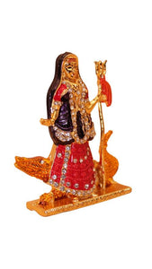 Hindu God Khodiyar Statue Idol For Home Temple Decor Gold