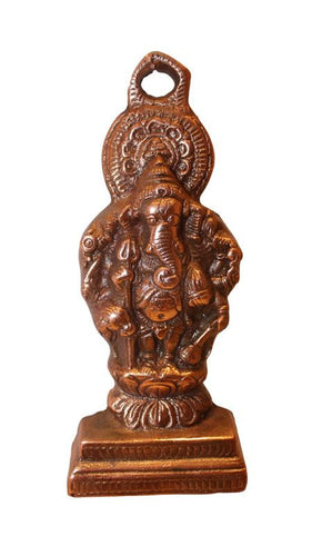 GANESH WALL HANGING SHOWPIECE FIGURINE STATUE FOR HOME DECOR Copper