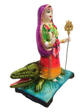 Load image into Gallery viewer, Hindu God Khodiyar Statue Idol For Home Temple Home DecorOrange